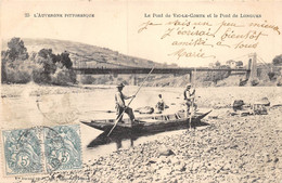 21-5117 : VIC-LE-COMTE ET PONT DE LONGUES. BARQUE. - Vic Le Comte