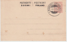 FINLAND USED POSTKORT 04/08/1918 - Colis Postaux