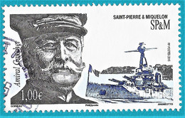 St.Pierre Et Miquelon  2015 Oblitéré  YT 1146  " AMIRAL GAUCHET"   Cachet  St.Pierre 2016 - Usati