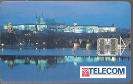 CARTES-1993-TCHECOSLOVAQUIE-PUCE SC7-PRAGUE-CHATEAU-TBE - Czechoslovakia