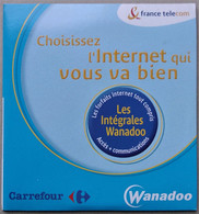 - Pochette CD ROM De Connexion Internet - WANADOO - Carrefour - - Kit Di Connessione A  Internet