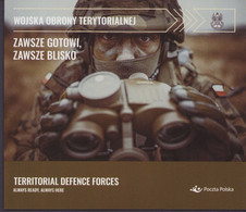 POLAND 2021 Booklet / Territorial Defense Forces, Soldier, Military, Militaria, Polish Armed Forces / With Stamp MNH**FV - Booklets