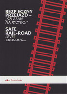 2020 Poland Mini Booklet / Safe Rail - Road Level Crossing, Train, Railway, Transport / With Stamp MNH** FV - Booklets