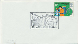 GB 1981 14 P FDC With "DUKE OF EDINBURGH'S AWARD HULL" Special Handstamp - 1981-1990 Decimale Uitgaven