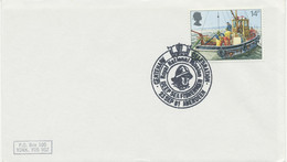 GB 1981 Fishing 14 P FDC CENTENARY CELEBRATION - DEEP SEA FISHERMEN MISSION - - 1981-1990 Decimal Issues