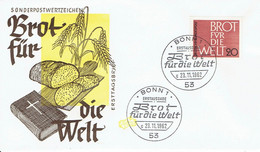 Germany - Mi-Nr 389 FDC (i278)- - 1961-1970