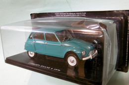 Ixo / Salvat - CITROEN DYANE 6 1970 Bleu Canard Neuf 1/24 - Andere & Zonder Classificatie