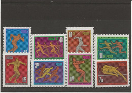 POLOGNE - ATHLETISME - SERIE N° 1531-1538 - NEUF SANS CHARNIERE - ANNEE 1966 - Neufs