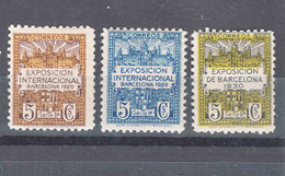 Spain 1929 Barcelona Mi#1,3,6 Mint Never Hinged - Barcelone