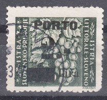 Istria Litorale Yugoslavia Occupation, Porto 1946 Sassone#15 Overprint I, Used - Yugoslavian Occ.: Istria