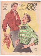 LE PETIT ECHO DE LA MODE. N°2 Du 10 Janvier 1954 - Moda