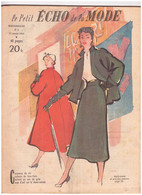 LE PETIT ECHO DE LA MODE. N°3 Du 17 Janvier 1954 - Moda