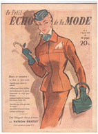 LE PETIT ECHO DE LA MODE. N°6 Du 7 Février 1954 - Moda