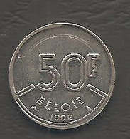Belgio - Moneta Circolata Da 50 Franchi Km169 - 1992 - 50 Frank