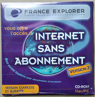 - Pochette CD ROM De Connexion Internet - FRANCE EXPLORER - - Kits De Connexion Internet