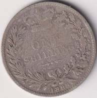 GREAT BRITAIN , SHILLING 1883 , SILVER COIN - I. 1 Shilling