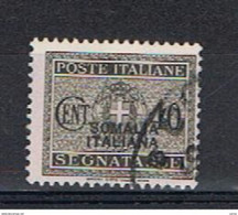 SOMALIA:  1934  TASSE  -  40 C. GRIGIO  BRUNO  US. -  SASS. 57 - Somalië