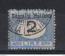 SOMALIA:  1926  TASSE  -  £. 2  AZZURRO  E  NERO  US. -  SASS. 49 - Somalie