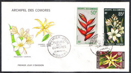 ARCHIPEL COMORES - FDC Flore - 20.03.1969 - COMOROS - KOMOREN - Covers & Documents