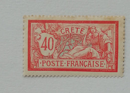 FRENCH P.O. IN CRETE (LA CANEE) 1902 MH* - Used Stamps