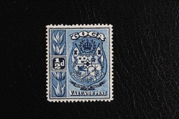 1934 TONGA COAT OF ARMS SCOTT#38 MH* - Tonga (...-1970)