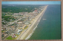 CPSM USA - VIRGINIA - VIRGINIA BEACH - Aerial View Of This Famous Beach Resort - TB Vue Aérienne Générale De La Plage - Virginia Beach