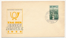 SARRE - Tag Der Briefmarke 1956 - HILLEBRINGEN -  Sur Enveloppe FDC - FDC