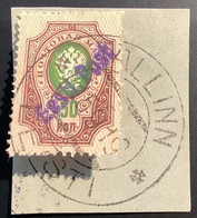 1919 Reval EESTI POST 50K Perf. Signed Bühler Used (Estland Estonia Estonie Russia Tallinn - Estonia