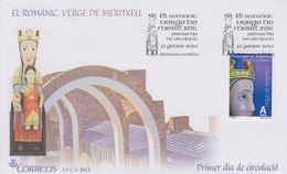 Enveloppe  FDC  1er  Jour    ANDORRA   Art  Roman   Notre  Dame  De  Meritxell   2015 - Altri & Non Classificati