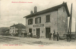 Corcieux Vanémont * La Gare * Ligne Chemin De Fer Des Vosges - Corcieux