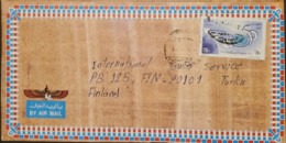 O) 1995 EGYPT, UN ORGANIZATION, ANNIVERSARY, AIRMAIL TO FINLAND, XF - Brieven En Documenten