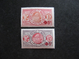 Saint Pierre Et Miquelon: TB Paire  N° 105 Et N° 106, Neufs X. - Unused Stamps