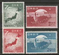 Japan 1949 Sc 474-7  Set MNH** - Neufs