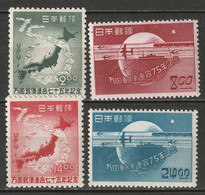 Japan 1949 Sc 474-7  Set MLH* - Neufs