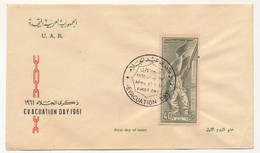 SYRIE - Enveloppe FDC "Evacuation Day" 17 Avril 1961 - Syrie
