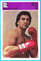 MARIJAN BENES - Yugoslavian Vintage Trading Card Svijet Sporta 1980's * Boxing Boxe Boxeo Boxen Pugilato Boksen - Tarjetas