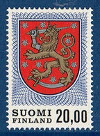 Finnland 1978 , " Regulars : 20,00 Markka - Wappenlöwe " ;  Mi.823 Type Iy-  Postfrisch / MNH / Neuf - Sonstige & Ohne Zuordnung
