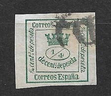 Espagne   N°140     Oblitéré  B/TB      Voir Scans..  - Used Stamps