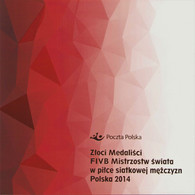 POLAND Booklet 2014.10.18 Gold Medallists Of FIVB Volleyball Men's World Championships, Sport / Full Sheet MNH**FV - Libretti