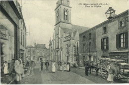 49 // Montrevault - Maine Et Loire - Place De L' Eglise - Montrevault