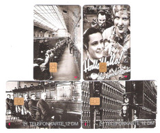 Germany - 4 Card Set E-Series - E 21 - E 24 10/96 - Telekommunikation - MINT - E-Series : Edición Del Correo Alemán