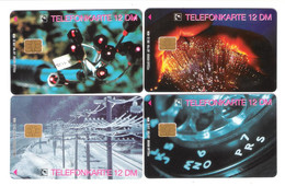 Germany - 4 Card Set E-Series - E 25 - E 28 10/97 - Übertragungstechnik - MINT - E-Series: Editionsausgabe Der Dt. Postreklame