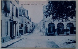 46 / P.B.G Cazals (Lot) Rue De La République - Cazals