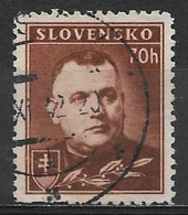 Slovakia 1942. Scott #43A (U) Dr. Josef Tiso - Oblitérés