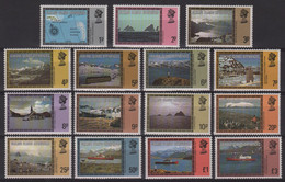 Falkland IslandDependencies - Georgie Du Sud - N°77 à 91 - Paysages - Cote 32.50€ - ** Neufs Sans Charniere - Südgeorgien