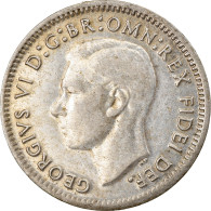 Monnaie, Australie, George VI, Threepence, 1950, Melbourne, SUP, Argent, KM:44 - Victoria