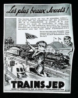 ►Publicité TRAINSJEP FORGEACIER  Jouet -  TRAIN En Acier JEP  (1930s) Coupure De Presse - Locomotoras
