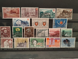 SUISSE - 1947/1958 - 18 Timbres O / * / ** (voir Scan) - Other & Unclassified