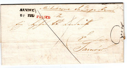 Österreich, 1846  " SANDEC " Und FRANCO , Rot  Gallizien  #2882 - ...-1850 Vorphilatelie