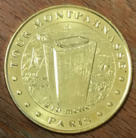 75015 PARIS TOUR MONTPARNASSE MDP 2019 MÉDAILLE SOUVENIR MONNAIE DE PARIS JETON TOURISTIQUE MEDALS COINS TOKENS - 2019